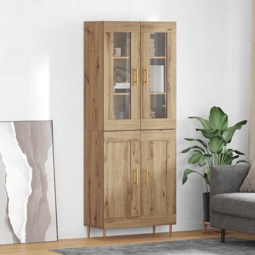  Highboard 2 kom. Umjetnički hrast 69,5 x 34 x 180 cm Cijene