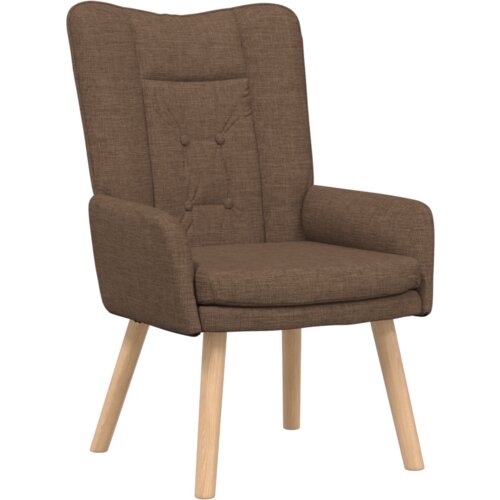  Relaxing Chair Smeđa Tkanina Slike