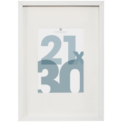 Atmosphera okvir za fotografiju manu 22.8x31.8cm mdf staklo bijeli Cene
