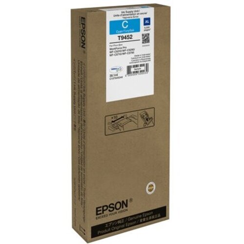 Epson ČRNILO CYAN XL ZA WF-C5xxx ZA 5.000 STRANI C13T945240 Slike