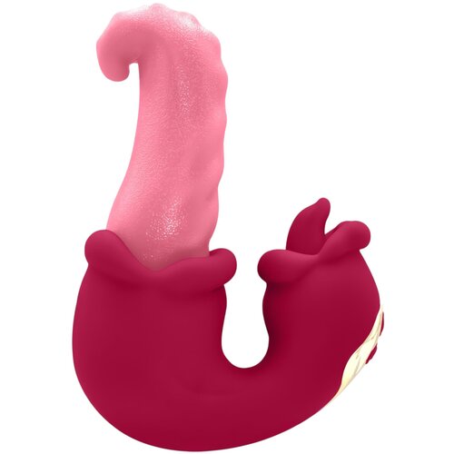 Teazers - dvostruki jezični vibrator (ružičasti) Cijene