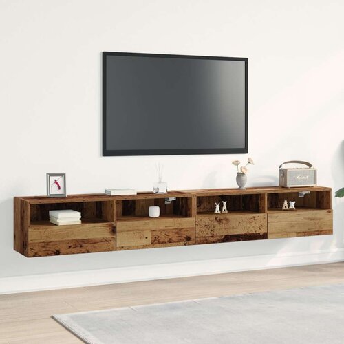 TV ormarići 2 komada od starog drva 100x30x30 cm konstruirano drvo Cijene