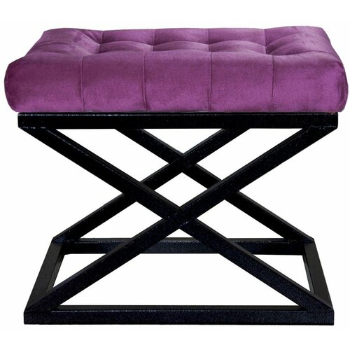 Atelier Del Sofa capraz - black, purple blackpurple pouffe Slike
