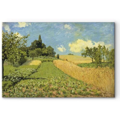  Slika - Alfred Sisley &amp;ndash; Grain fields on the hills of Argenteuil 120x80 Standard Slike