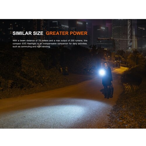 Fenix E12V30 - led prigu&amp;scaron;iva punjiva baterijska lampa LED/1xAA IP68 200lm 100 h crna Slike