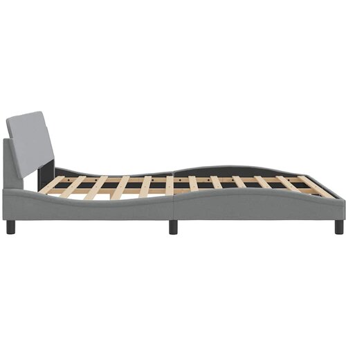  Okvir za krevet Dover svjetlosivi 180x200 cm od tkanine Slike