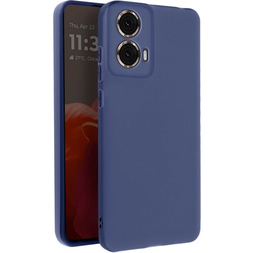 AVIZAR Ovitek za Motorola Moto G85 Silikon Soft Mate, Modra noč, (5000010748) Cene