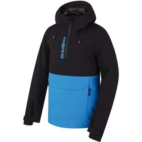 Husky Men&amp;#039;s outdoor jacket Nabbi M black/neon blue Slike