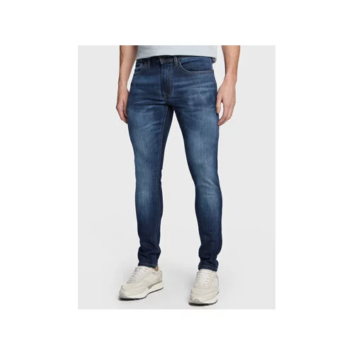 Pepe Jeans Jeans hlače Finsbury PM206321 Mornarsko modra Skinny Fit