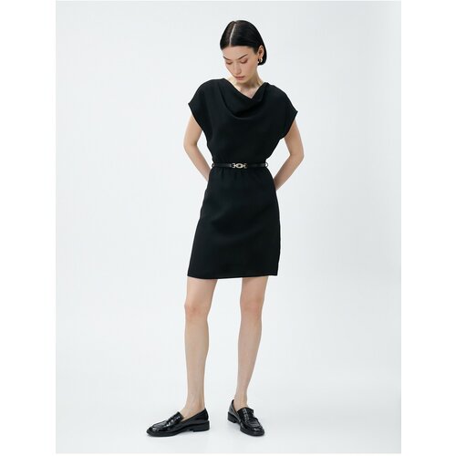 Koton Short Dress With Collar Collar Belt Slike