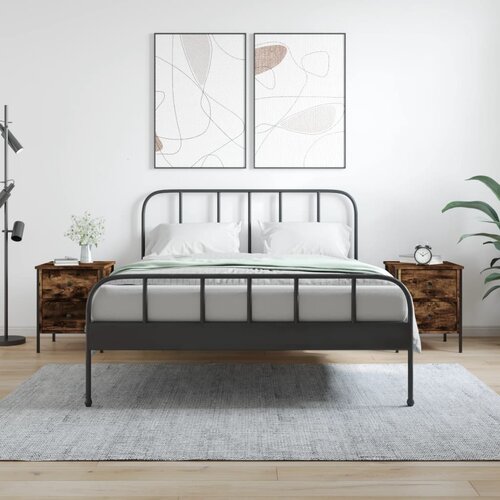 vidaXL Noćni ormarići 2 kom boja hrasta 40x42x50 cm konstruirano drvo Cijene