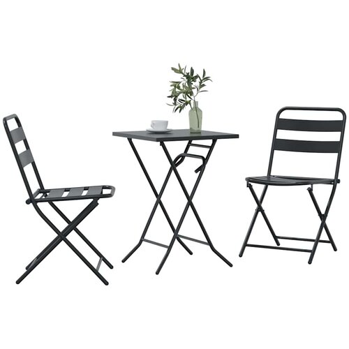 Bistro set za vrt 3 pcs Čelik Slike