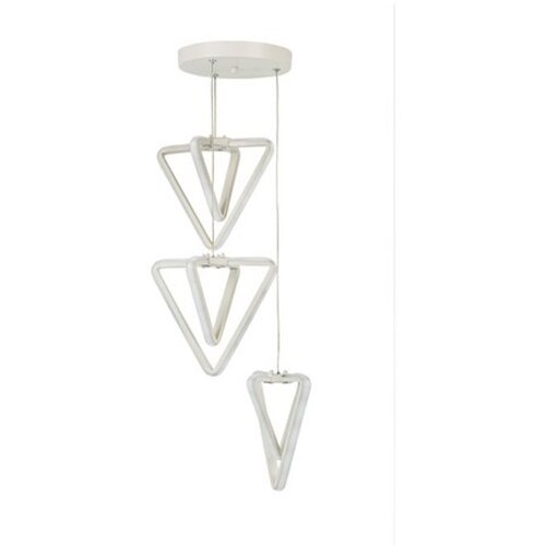 VISILICA Bela kovinska LED viseča svetilka ø 20 cm Baris – Cene