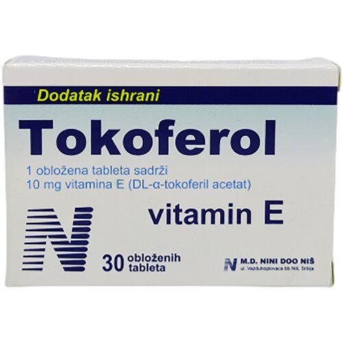 Zdravlje vitamin E - tokoferol, 30 tbl Slike