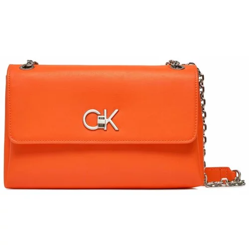 Calvin Klein Ročna torba Re-Lock Ew Conv Crossbody K60K611084 Oranžna