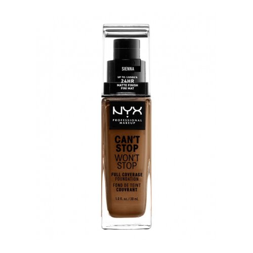 NYX Professional Makeup tekoča podlaga - Can't Stop Won't Stop Full Coverage Foundation - Sienna (CSWSF17.5) Cene