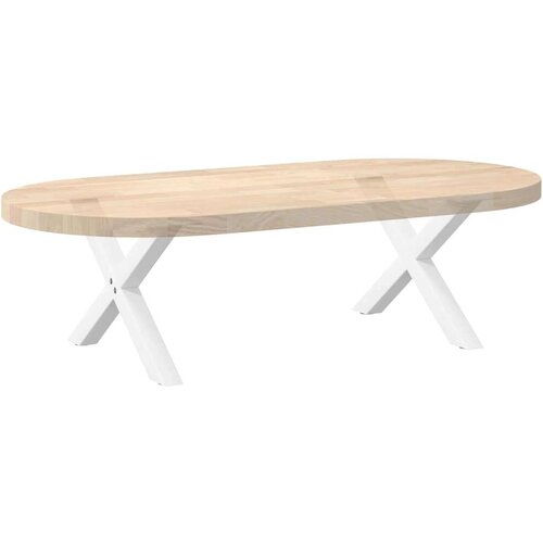  Noge za stolić u obliku slova X 2 kom bijele 60x(30-31) cm Slike