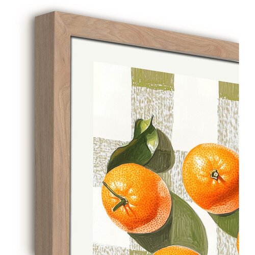 Styler Tiskana slika s okvirom 40x50 cm Mandarines &amp;ndash; Slike