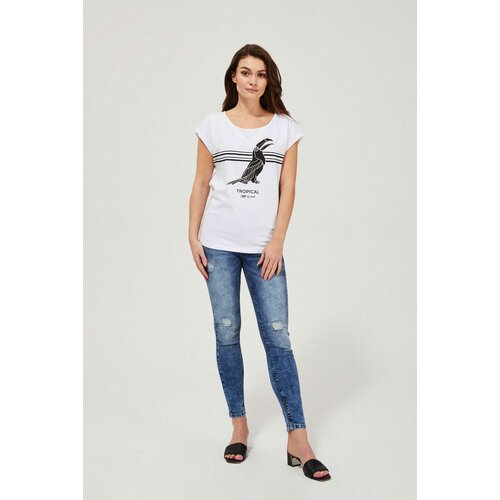 Marisse Medium Waist Distressed Jeans L-Je-3422 Blue Cene