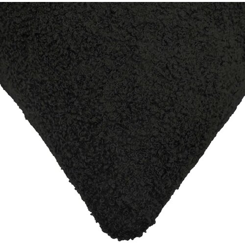  Presvlaka za jastuk 6 pcs HEERLEN Crna 40 x 80 cm Boucl&amp;eacute; - Crna 40 x 80 cm 6 Slike