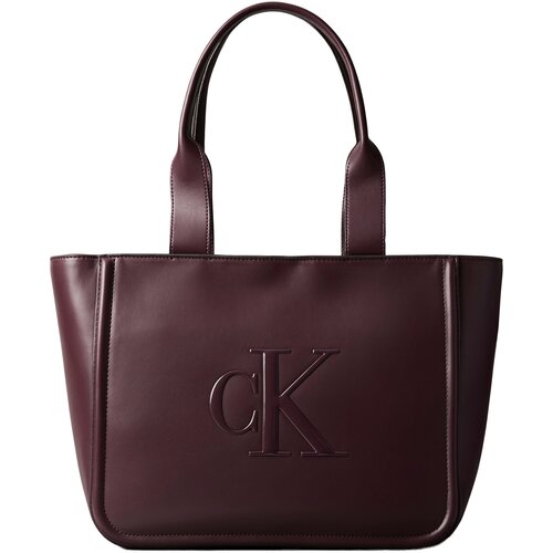 Calvin Klein Nakupovalna torba vinsko rdeča Cene