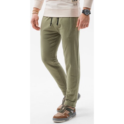 Ombre Spodnji deli trenirke Mo&amp;scaron;ke hlače (P946KHAKI) pisana Slike