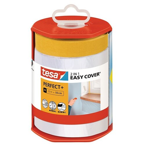 Tesa Pokrivna folija Easy Cover Perfect+ (Do x &Scaron;: 33 m x 55 cm) Cene