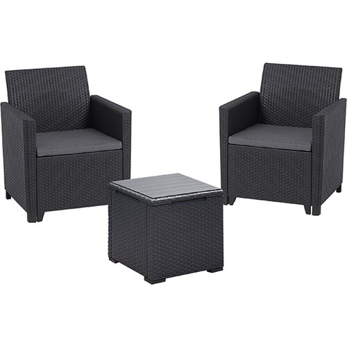 Curver balkonski set Marie sa stolom Vigo grafit CU 259723 Cene