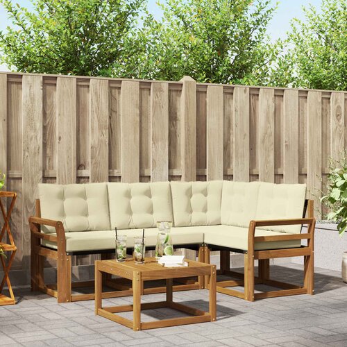  Set vanjskih sofa 5 kom. Prirodna i krem Cijene