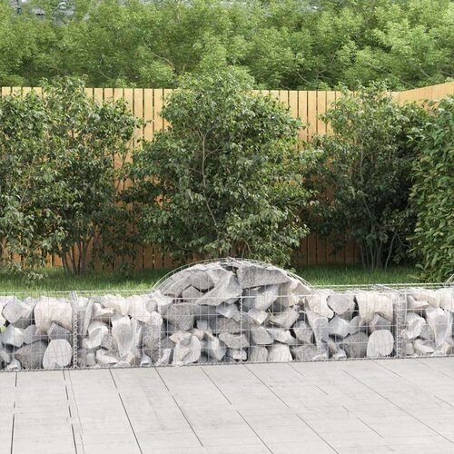  Lučne gabionske košare 8 kom 200x50x40/60 cm pocinčano željezo Cijene