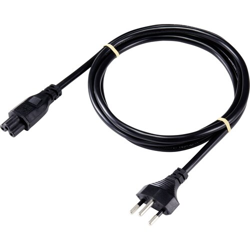 sygonix SY-5042688 prenosnik napajalni kabel črna 1.80 m, (20414687) Cene