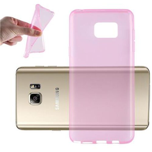 Cadorabo Case, združljiv s Samsungom v prozornem roza - za&amp;scaron;čitni pokrov iz fleksibilnega silikona TPU, (20590002) Slike