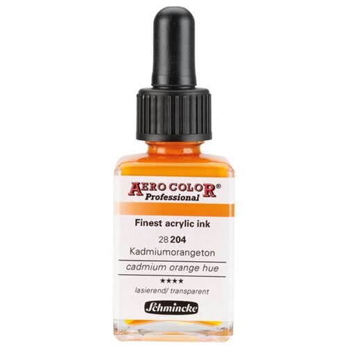 SCHMINCKE akrilno mastilo aero color professional standard 28 ml | 204 cadmium orange hue Cene