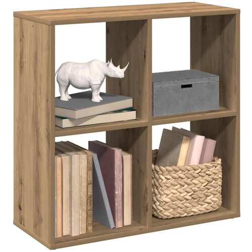 VidaXL Pregrada / regal za knjige boja hrasta 69,5x29x69,5 cm drveni Slike