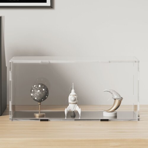 vidaXL Razstavna škatla prozorna 30x15x14 cm akril Cene