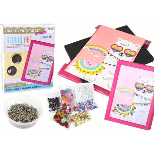 DIY Set Sequins High Heels Owl Frame Colorful Cijene