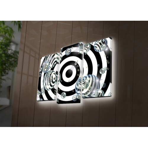 Wallity Set slika sa LED rasvjetom 3PATDACT-3, 3 dijela Cijene