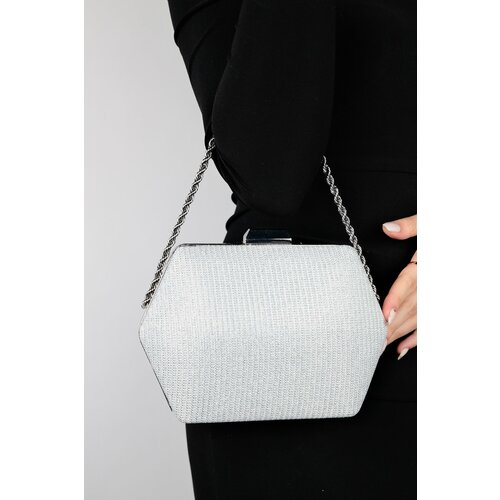 LuviShoes CUARTO Silver Silvery Women's Hand Bag Cene
