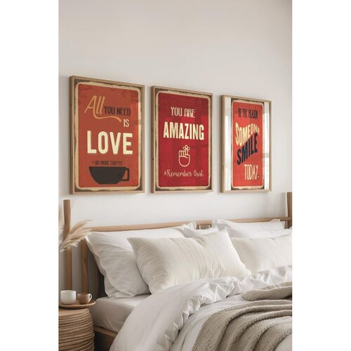WALLXPERT Č-300398 - 5070 Vi&scaron;ebojni Set Dekorativnog Slikarstva (3 Komada) Cene