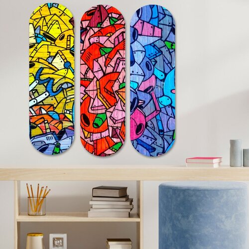 Wallity slika 3KY3807, 70x70 cm, 3 dela Cene