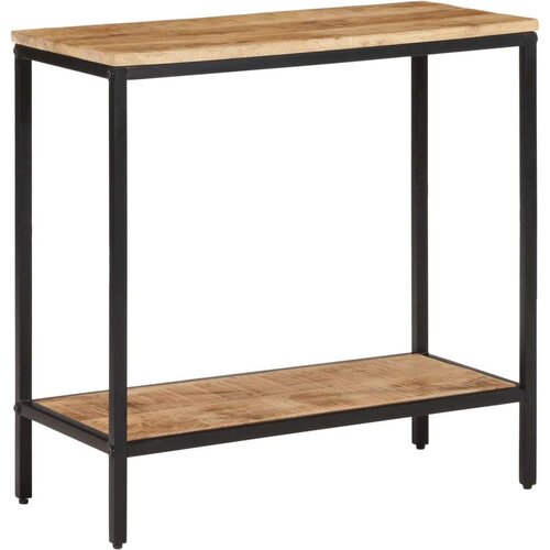  Konzolni stol 70 x 35 x 70 cm od masivnog grubog drva manga Slike
