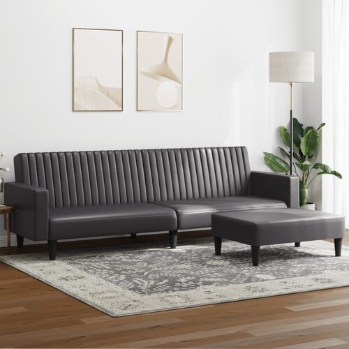 vidaXL 2-dijelni set sofa sivi od umjetne kože Cijene