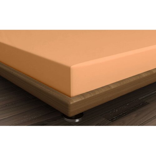 Mijolnir Pale Orange Pale Orange Ranforce Double XL Fitted Sheet (FR) (IT) (ES) (DE) Slike