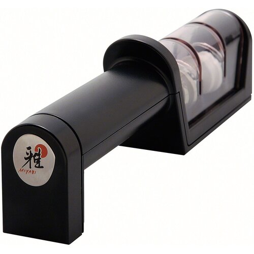 Miyabi ZWILLING Pull through knife sharpener Black Slike