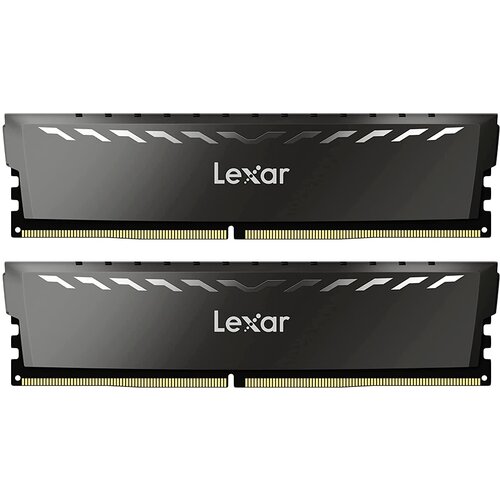 Lexar 2x16GB THOR DDR4 3600 UDIMM XMP Memory with white heatsink. Dual pack LD4BU016G-R3600GDWG Cene