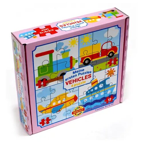 Mađarski proizvođač Moj prvi puzzle: Vozila 4 u 1 baby puzzle Cene