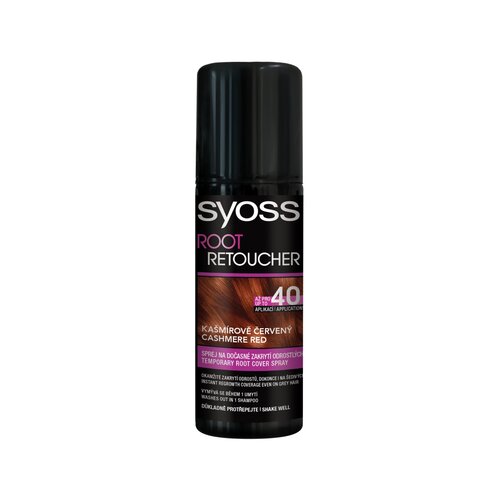 Syoss Root Retoucher Temporary Root Cover Spray sprej za prekrivanje narastka 120 ml odtenek Cashmere Red Cene