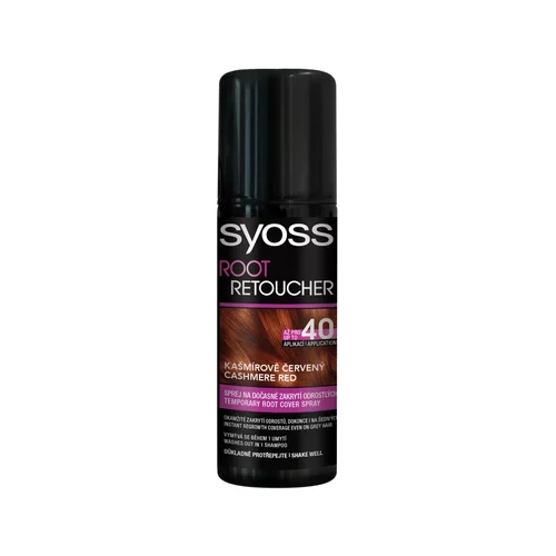 Syoss Root Retoucher Temporary Root Cover Spray sprej za prekrivanje narastka 120 ml odtenek Cashmere Red