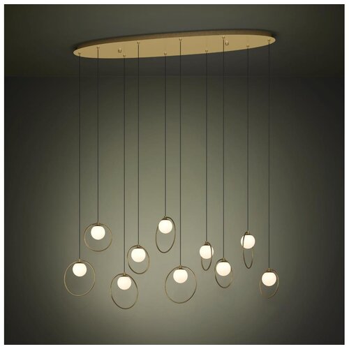 Eglo 390347 - led prigu&scaron;iva luster na sajli portocolom 10xLED/3W/230V zlatna Cene