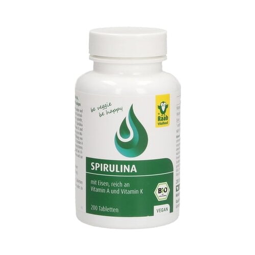 Raab Vitalfood GmbH Bio Spirulina tablete - 200 tablet Cene